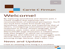 Tablet Screenshot of carriecfirman.com